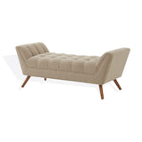 Safavieh Damian Tufted Bench Brown / Dark Brown SFV4755F