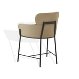 Safavieh Charlize Velvet Dining Chair Light Brown / Black SFV4757H