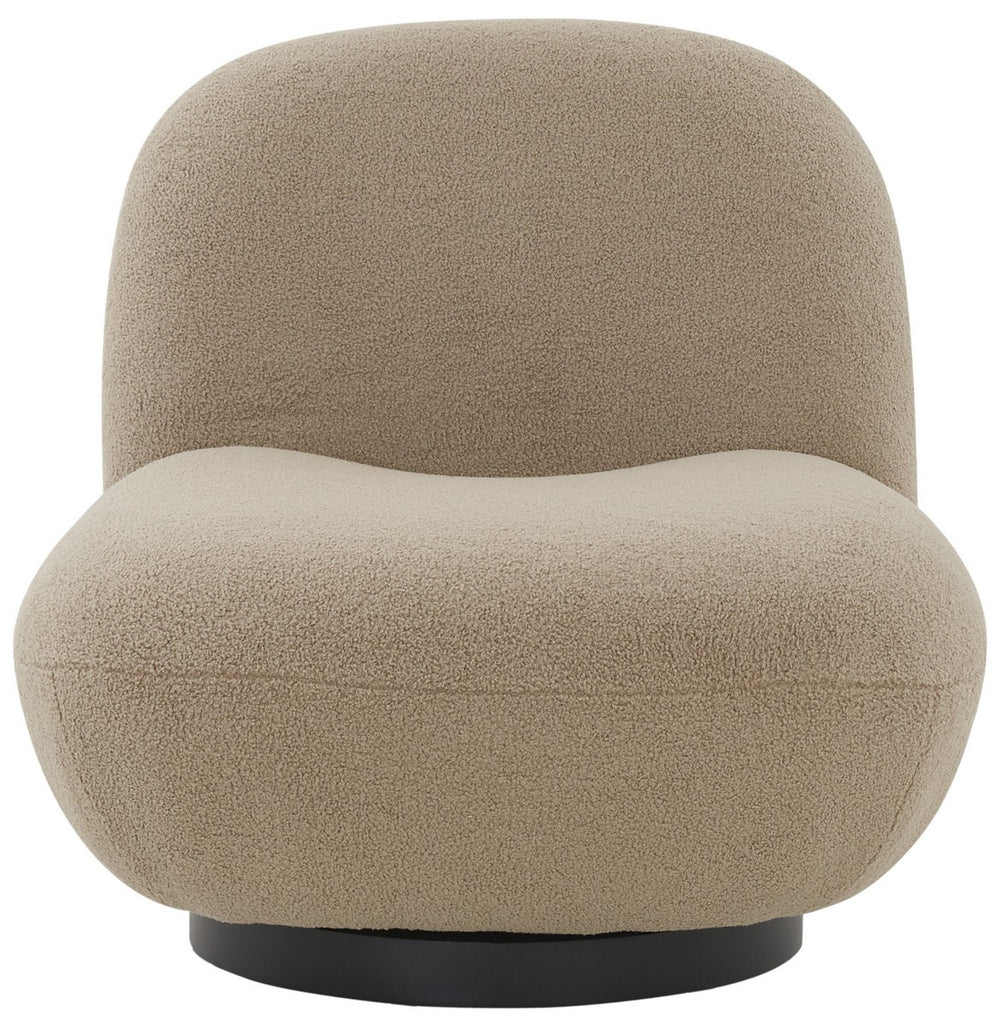 Safavieh Stevie Velvet Accent Chair Brown / Black SFV4767G