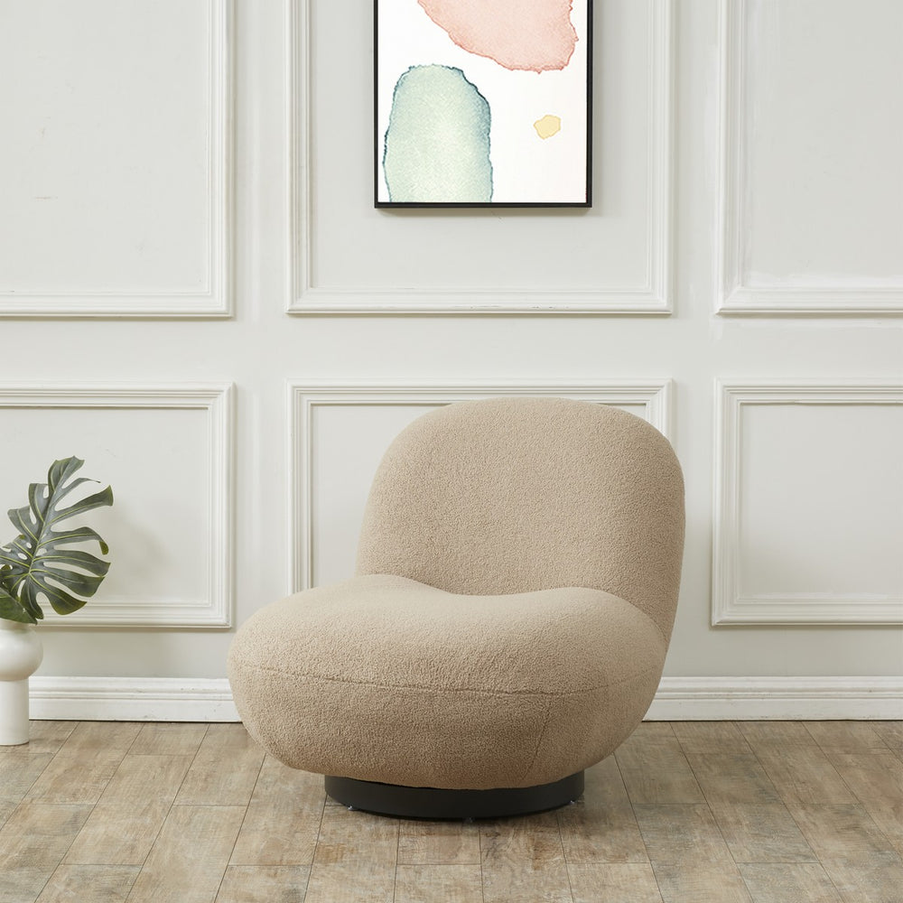 Safavieh Stevie Velvet Accent Chair Brown / Black SFV4767G