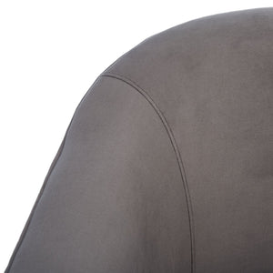 Safavieh LONDYN Boucle Accent Chair - Contemporary Comfort for Modern Living Spaces and Chic Interiors Dark Brown SFV4770A