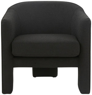 Safavieh Londyn Boucle Accent Chair Black Wood / Fabric / Foam SFV4770G