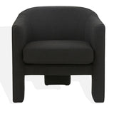 Safavieh Londyn Boucle Accent Chair Black Wood / Fabric / Foam SFV4770G