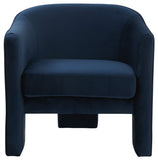 Safavieh Londyn Velvet Accent Chair Navy SFV4770I