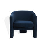 Safavieh Londyn Velvet Accent Chair Navy SFV4770I