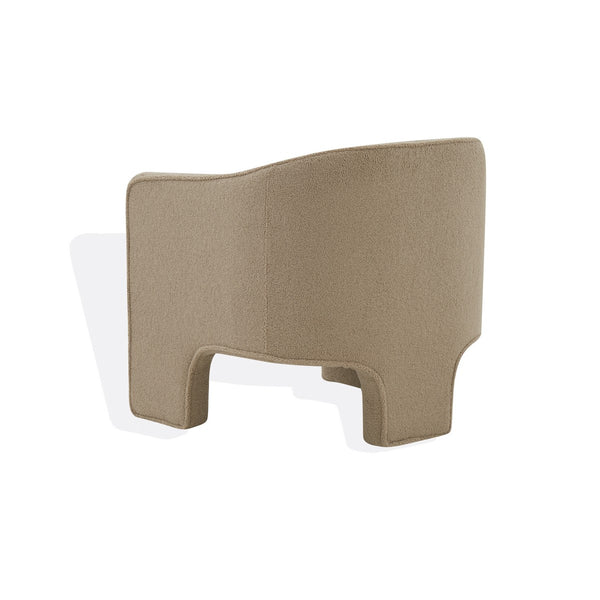 Safavieh Londyn Faux Shearling Accent Chair Brown SFV4770J