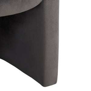 Safavieh LAYLETTE Boucle Accent Chair — Modern Design with Luxurious Upholstery for Stylish Living Spaces Dark Brown SFV4771A