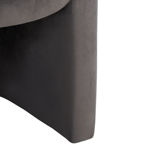 Safavieh LAYLETTE Boucle Accent Chair — Modern Design with Luxurious Upholstery for Stylish Living Spaces Dark Brown SFV4771A
