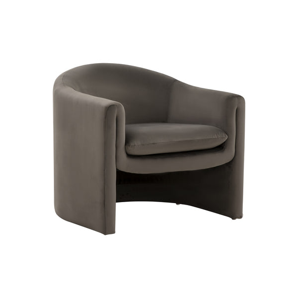 Safavieh Laylette Upholstered Accent Chair Dark Brown SFV4771A