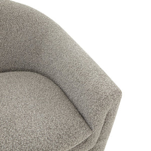 Safavieh LAYLETTE Boucle Accent Chair — Modern Design with Luxurious Upholstery for Stylish Living Spaces Light Grey SFV4771F