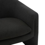 Safavieh Laylette Boucle Accent Chair Black Wood / Fabric / Foam SFV4771G