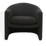 Safavieh Laylette Boucle Accent Chair Black Wood / Fabric / Foam SFV4771G