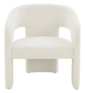 Safavieh Roseanna Modern Accent Chair Ivory SFV4780D