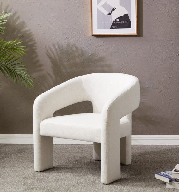 Safavieh Roseanna Modern Accent Chair Ivory SFV4780D
