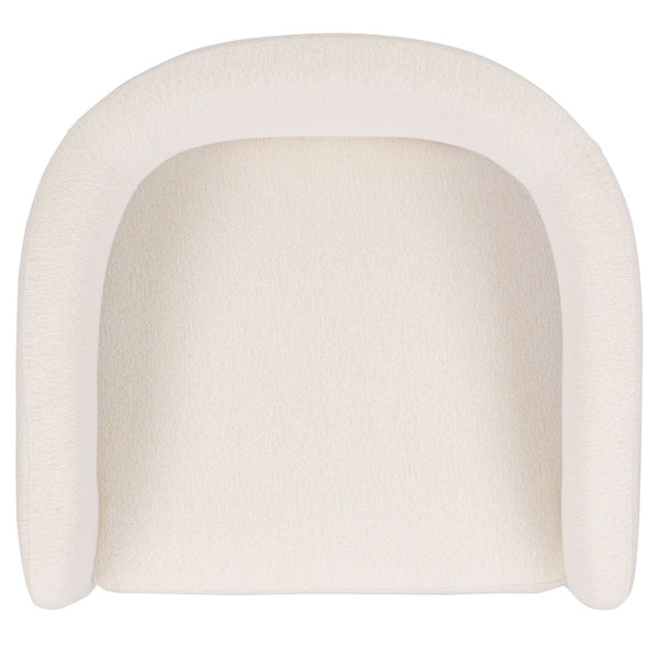 Safavieh ROSEANNA Modern Accent Chair in Ivory - Chic, Comfortable Design for Stylish Living Spaces & Nooks SFV4780D