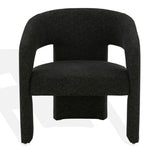 Safavieh Roseanna Modern Accent Chair Black Wood / Fabric / Foam SFV4780F