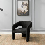 Safavieh Roseanna Modern Accent Chair Black Wood / Fabric / Foam SFV4780F