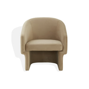 Safavieh Susie Barrel Back Accent Chair Light Brown SFV4781E