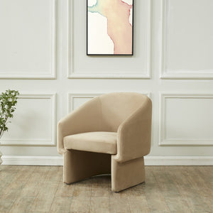 Safavieh Susie Barrel Back Accent Chair Light Brown SFV4781E