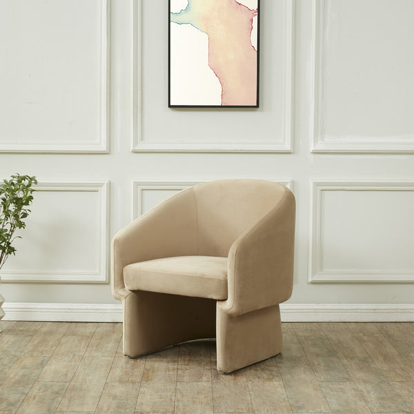 Safavieh Susie Barrel Back Accent Chair Light Brown SFV4781E