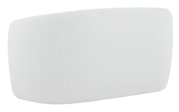 Safavieh ZHAO Boucle Curved Loveseat - Modern Sophistication and Comfort for Your Stylish Living Space White SFV4783A