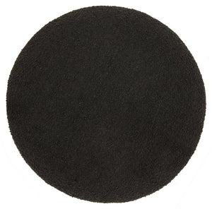 Safavieh MARIABELLA Boucle Ottoman - Modern Drum Design with Elegant Storage for Stylish Living Spaces Black SFV4793B