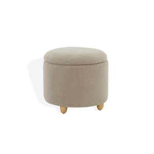 Safavieh Mariabella Faux Shearling  Storage Ottoman Brown / Natural SFV4793E