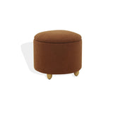 Safavieh Mariabella Faux Shearling  Storage Ottoman Rust / Natural SFV4793F