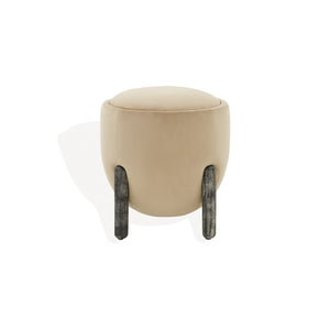 Safavieh Clarabella Upholstered Ottoman Light Brown / Black SFV4800F