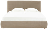 Callahan Faux Shearling Queen Bed