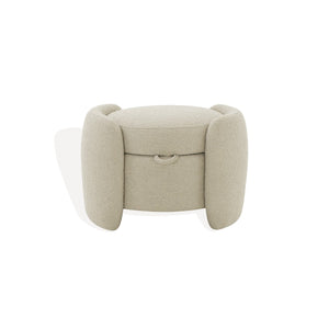 Safavieh Danianna Boucle Storage Ottoman Oatmeal SFV4804C