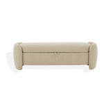 Safavieh Danianna Boucle Storage Bench Oatmeal SFV4805C