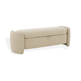 Safavieh Danianna Boucle Storage Bench Oatmeal SFV4805C