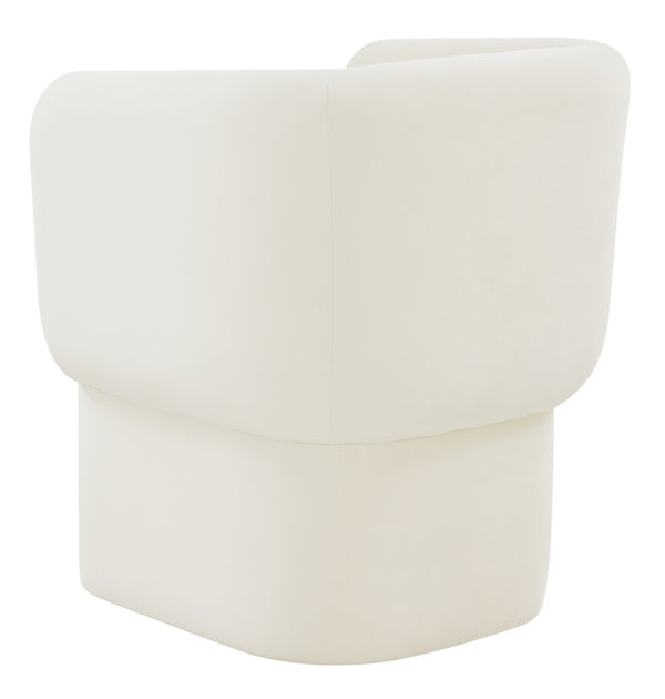 Safavieh WALLY Velvet Dining Chair in Cream – Elegant Comfort with Durable Design for Any Dining Space SFV4808B