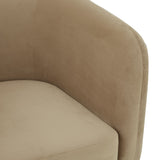 Safavieh Wally Velvet Dining Chair Light Brown SFV4808C