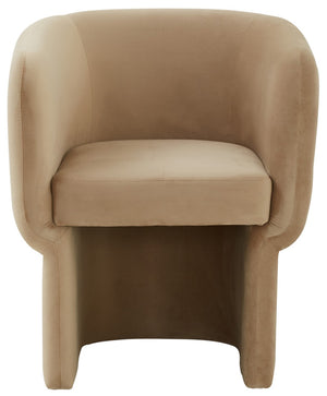 Safavieh Wally Velvet Dining Chair Light Brown SFV4808C