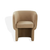 Safavieh Wally Velvet Dining Chair Light Brown SFV4808C