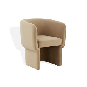 Safavieh Wally Velvet Dining Chair Light Brown SFV4808C