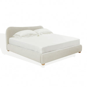 Safavieh Beccarose Boucle King Bed SFV4811B-Q-2BX