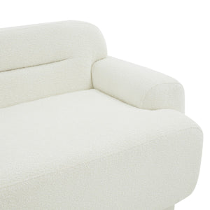 Safavieh Taylina Boucle Sofa XII23 Ivory Wood / Fabric / Foam  SFV4815A