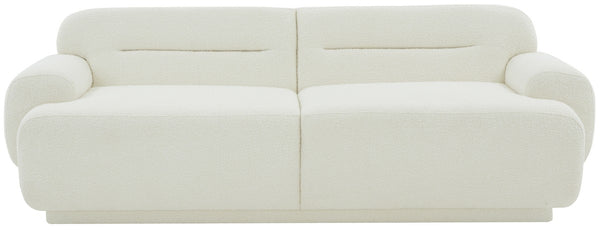 Safavieh Taylina Boucle Sofa XII23 Ivory Wood / Fabric / Foam  SFV4815A