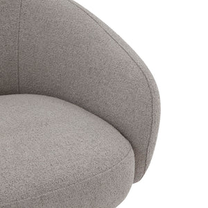 Safavieh Petryna Boucle Swivel Accent Chair Grey Wood / Fabric / Foam SFV4822C