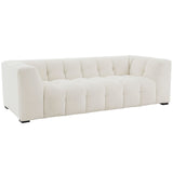 Safavieh Petryna Boucle Tufted Sofa IIX Cream SFV4824B