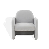 Safavieh Patsy Chiclet Accent Chair Light Grey Wood / Fabric / Foam SFV4829A