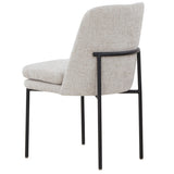 Safavieh Tamarie Chenille Dining Chair Light Grey / Black SFV4835A