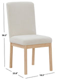 Safavieh Halcy Boucle Dining Chair Cream / Natural SFV4837A