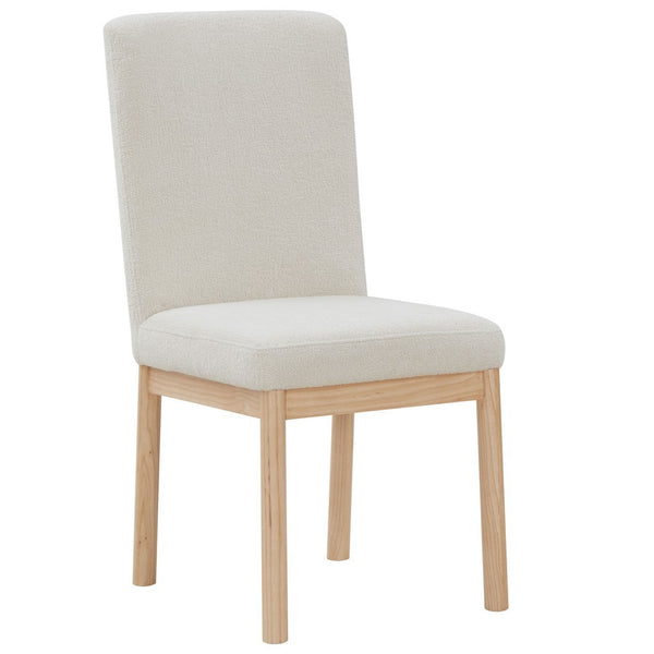 Safavieh Halcy Boucle Dining Chair Cream / Natural SFV4837A