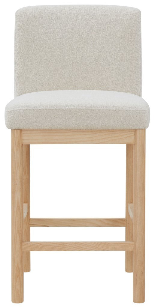 Safavieh Halcy Boucle Counter Stool Cream / Natural SFV4838A