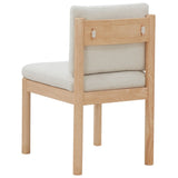 Safavieh Kalmia Boucle Dining Chair Cream / Natural SFV4839A