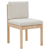 Safavieh Kalmia Boucle Dining Chair Cream / Natural SFV4839A